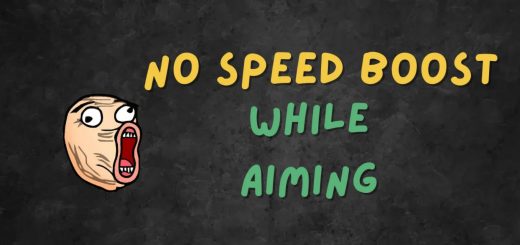 No Speed Boost While Aiming