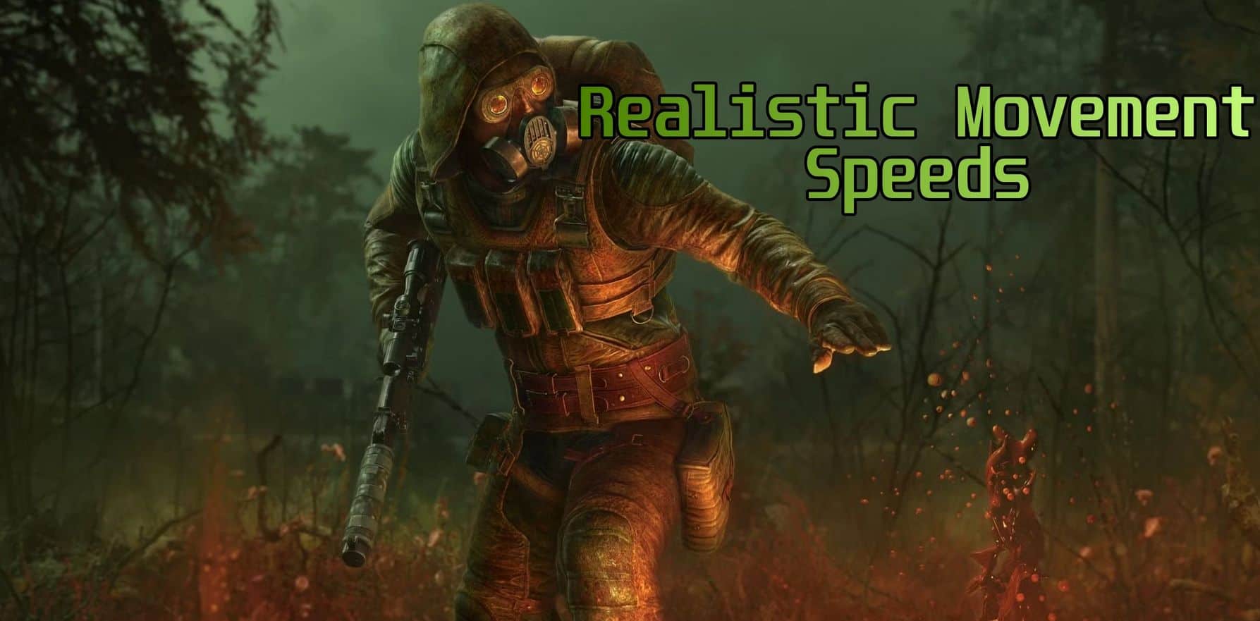 Realistic Movement Speeds – Reduced Sprint Speed Running Speed Sprint Stamina Usage