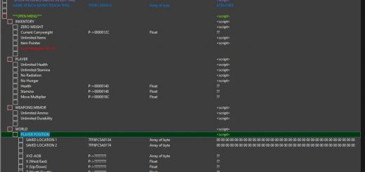 S.T.A.L.K.E.R. 2 CHEAT MENU