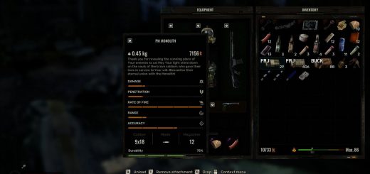 Slightly Reduced Weapon Degradation