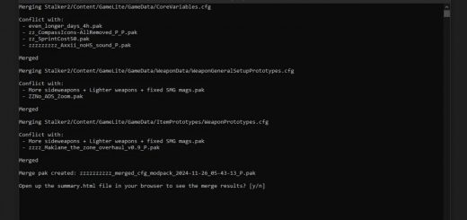 Stalker 2 Configuration FIle Merge Tool