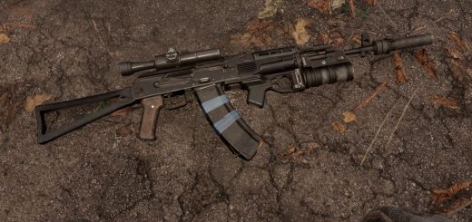 Black AKM-74S