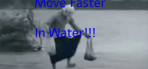 Faster Movement in Water