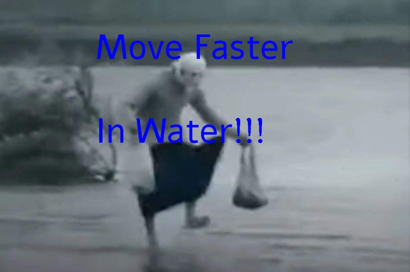 Faster Movement in Water