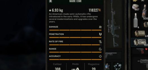 Increase damage for Mark I EMR