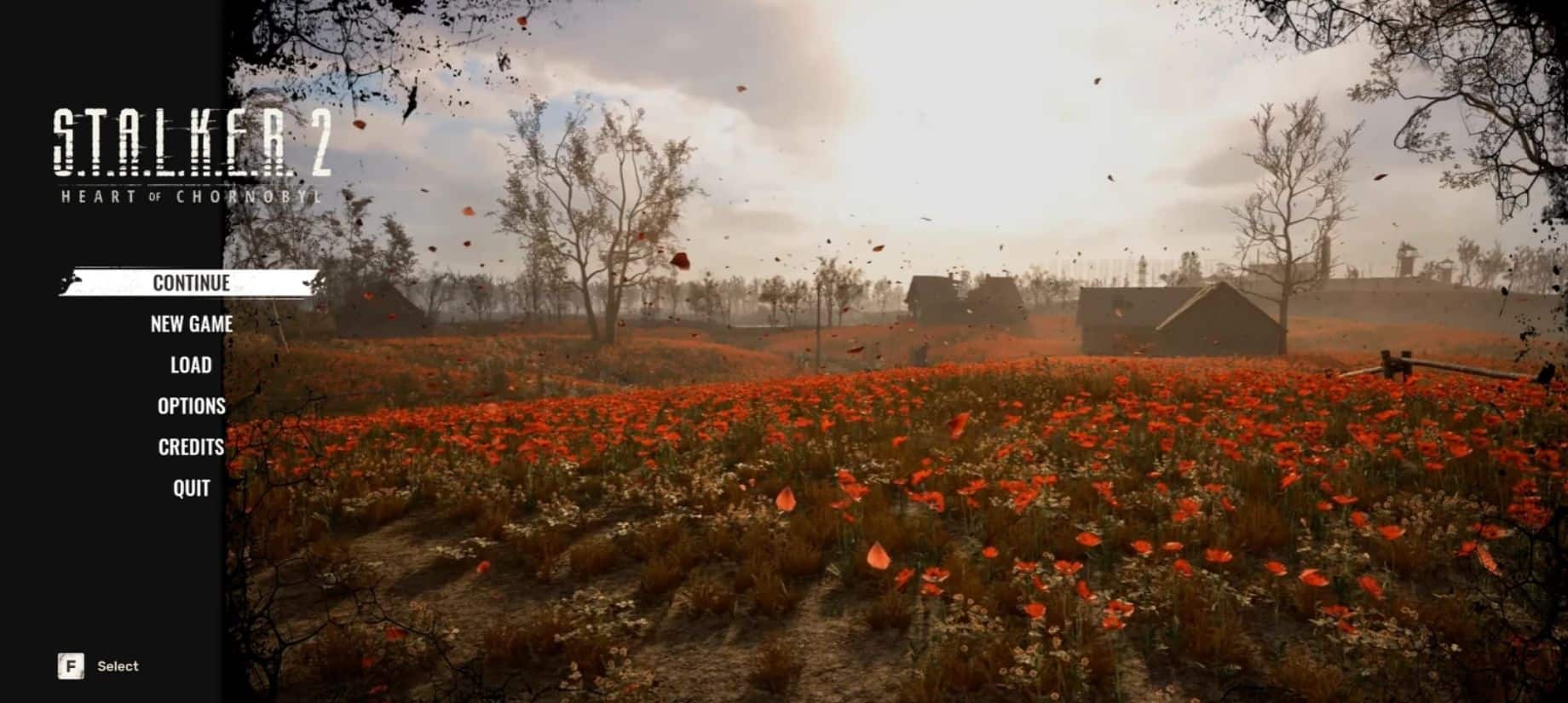 Poppy Field 4K MAIN MENU ANIMATED BACKGROUND