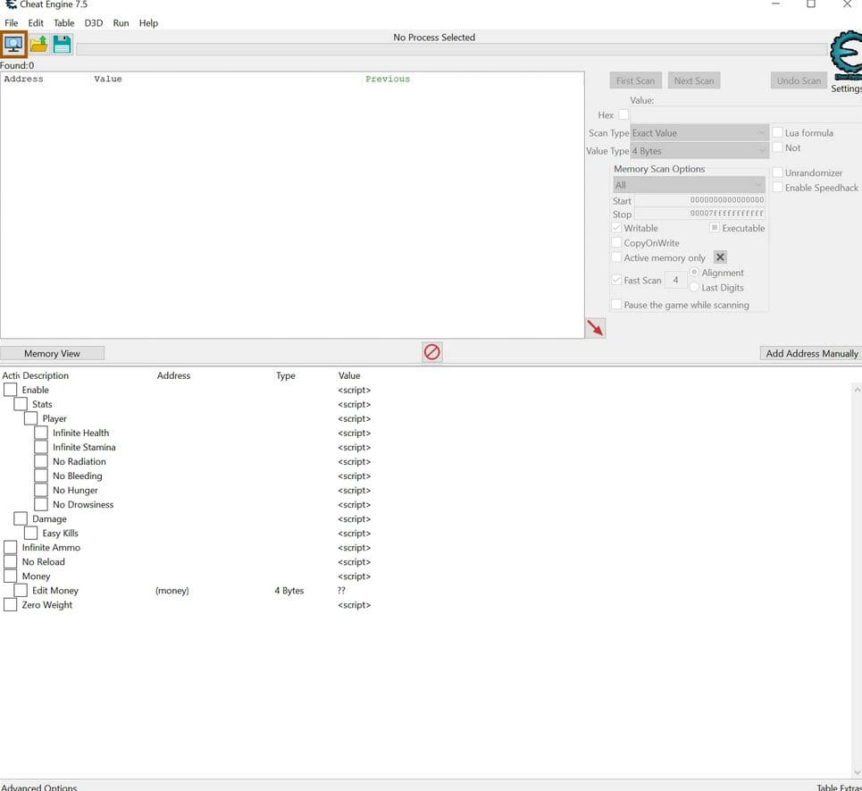 STALKER 2 Heart of Chornobyl Cheat Engine Table