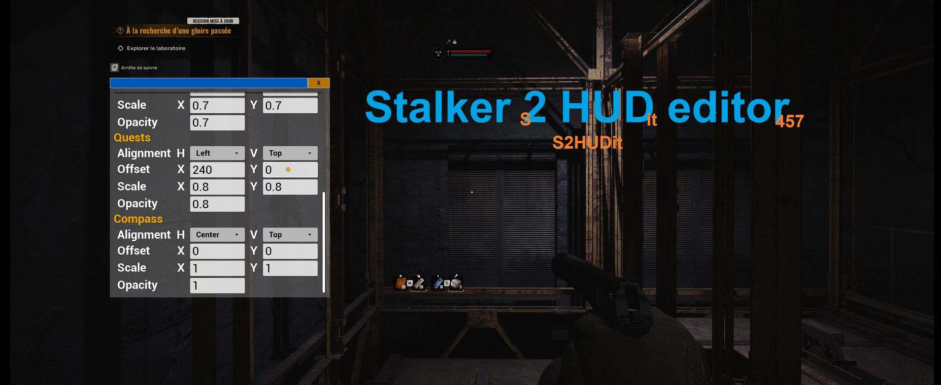 Stalker 2 HUD Editor (S2HUDit)