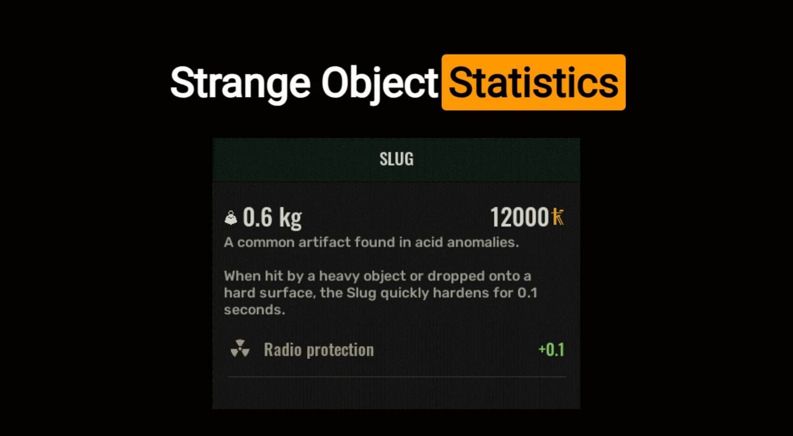 Strange Object Statistics – Artifact Effects Show Numerical Values