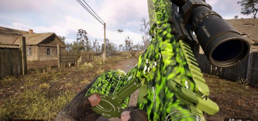 AR416-SOFMOD-Sharpshooter Green Camouflage Skin