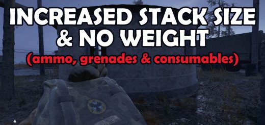 Increased Stack Size and No or Reduced Weight